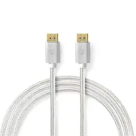 NEDIS DisplayPort 1.4 Összekötő Ezüst 2m CCTB37014AL20