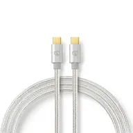 NEDIS USB 3.2 Gen 1 Type C Összekötő Alumínium 1m CCTB64700AL10