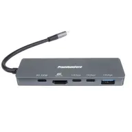 PREMIUMCORD USB-C adapter 4K@60Hz HDMI + USB3.2 A + 2x USB-C + PD ku31dock21