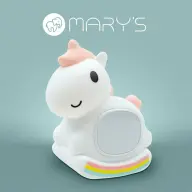 MARYS LED noć svjetlo budilnik jednorog baterija USB-C 1.5W 3000K+RGB roze MW61638