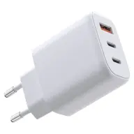 AVAX CH361 SPEEDY 65W GaN mural punjač 2×USB-C + USB-A bijela AVAX_CH361