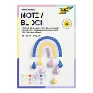 BRINGMANN FOLIA PAPER Basic Rainbow dekorkarton 2 oldalas 24x34cm 270g 20 lap vegyes minta 48249