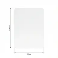 IRIS 90x130cm durchscheinend padlóvédő Stuhlunterlage 0.8mm MAT 90X130