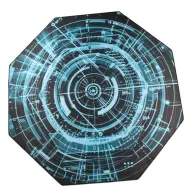 IRIS GAMER ELECTRIC padlóvédő Stuhlunterlage 118x118cm MAT GAMNER ELECTRIC 118X118
