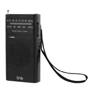TNB AM/FM elemes zsebrádió hangerőszabályzóval és 3.5mm jack bemenettel FMPKET1