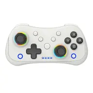 BLACKBIRD Kontroller Nintendo Switch/Lite/OLED/Android/iOS/PC BT 5.0 400mAh Fehér RGB BH7051