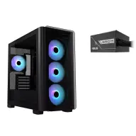 ASUS A23 Plus TG ARGB crno + 650W PRIME-650B-BLACK napajanje A23 PLUS TG/ARGB FANS/+PRIME-650B-BL