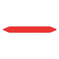 BROTHER PRE-CUT csőjelölő tekercs piros/tűzveszély 26x250mm LTZ14026FPIP