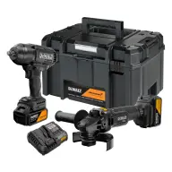 DEWALT Akkus szögcsiszoló + utjecaj ključ pribor 18V XR McLaren F1 + 2x5Ah + TSTAK DCK2225MP2T-QW