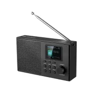 SANDBERG Rádió DAB+ FM Bluetooth TFT akkumulátoros tölthetó USB TF 421-39