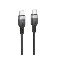 HOCO USB 2.0 Type C Összekötő Fekete 2m X109_C_C_B_200