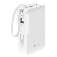 BASEUS FC51 Bipow 2 Pro Power Bank 30000mAh 22.5W + USB-C kábel fehér E0028101