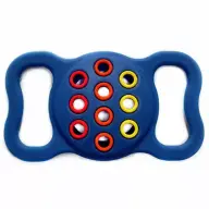 WOOZE AirTag Pet Guard szilikon tok nyakörvre légáteresztő kék/színes SP115074