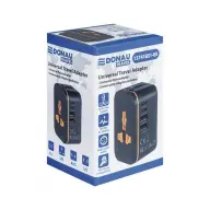DONAU Putni adapter univerzalno crno "Travel 205" D13741831