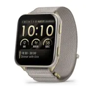 GARMIN Venu X1 puha arany Titanium hátlap francia szürke nylon szíjjal 010-02980-09