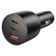 ORICO Autós töltő 2xUSB-C 1xUSB-A 165W fekete ORICO-PL-165-1A2C-BK-EP