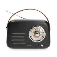 NEDIS RDFM2600BK retro FM Radio schwarz