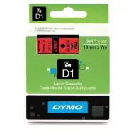 DYMO D1 label maker tape 19mm x 35m black-red 579.404