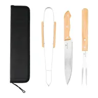 BLAUMANN Grilleszköz Lager villa Zange Messer mit Reißverschluss mit Hülle BL-4118
