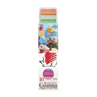 ICO arici plastilină 200 g pastel 10 bucăţi TICSUGY10P