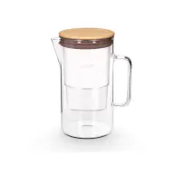 LAUBEN water Filter jug 25 l boroszilikát glass bamboo lid 25GW