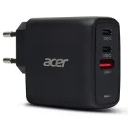 ACER 67W PD GaN töltő USB-C USB-A EU fekete ZL.ADTCC.00J