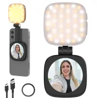 NEEWER NL48B mágneses LED szelfi lámpa fekete