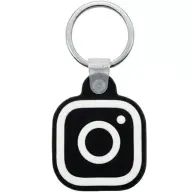 NFC kulcstartó Instagram logóval fekete/fehér PLA TS15650