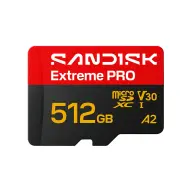 SANDISK Extreme Pro 512GB MicroSDXC 250 MB/s SDSQXCJ-512G-GS6MA
