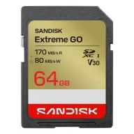 SANDISK Extreme GO 64GB SDXC 170 MB/s SDSDXGN-064G-GNCIN
