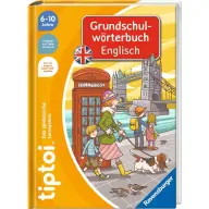 RAVENSBURGER TIPTOI Grundschulwörterbuch angol szótár lernbuch NÉMET nyelvű 49285