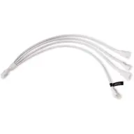 ALPHACOOL Ventilátor elosztó kábel 4-Pin PWM 1-4 elosztó 30cm Fehér 18729