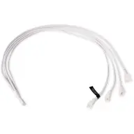 ALPHACOOL Ventilátor elosztó kábel 4-Pin PWM 1x4-Pin - 4x4-Pin Fehér 60cm 18730