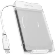 ICY BOX IB-AC703-C 2.5" SATA SSD/HDD külső ház USB-C 3.2 Gen 1 fehér 60007