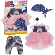 ZAPF CREATION Baby born kalózlány ruha kiegészítő 839737