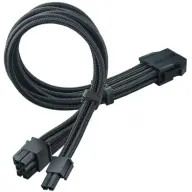 SILVERSTONE PCI Express 6+2 pin Hosszabbító Fekete 30cm SST-PP07E-PCIB