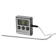 XAVAX 00111381 Digitális konyhai húshőmérő időzítővel kábeles érzékelővel