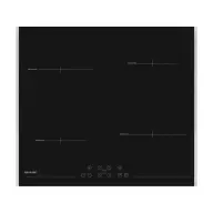 SHARP Beépíthető indukciós főzőlap 60 cm fekete KH-6I37FT0K-EU