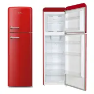 AMICA Kombi cooler 255l NoFrost red FD280.3FR(E)