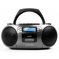 AIWA Hordozható retro boombox CD/kazetta/Bluetooth szürke RC-250GY