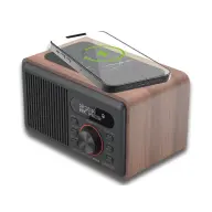 CARNEO W100 Wood rádió DAB+ FM BT vezeték nélküli töltés CS19229