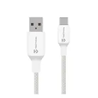 TACTICAL Stitch Thread USB / Type-C töltő- és adatkábel 2m fehér 57983126583