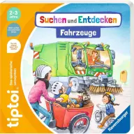 RAVENSBURGER TIPTOI tankönyv Járművek keresése és felfedezése NÉMET nyelvű 49269