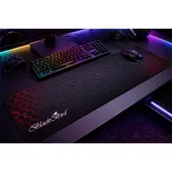 BLACKBIRD Gamer Mauspad TacticField 80x30cm 3mm schwarz genäht Kante BH1827