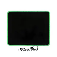 BLACKBIRD Egérpad Gamer NanoGlide 21x25cm 3mm zöld varrott szegély BH1833