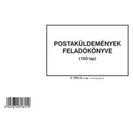 C.7976-12 A4 fekvő "Postaküldemények feladókönyve" nyomtatvány