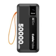 OBAL:ME CablePulse powerbank 4xUSB-A 2xUSB-C 50000mAh 22.5W fekete