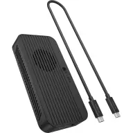 ICY BOX IB-1980M-80G M.2 NVMe SSD külső ház USB4 Thunderbolt 5 fekete 61206