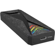 ICY BOX M.2 NVMe PCIe SSD külső ház USB-C 3.2 Gen 2 fekete 61189