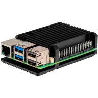 JOY-IT Raspberry Pi 5 aluminum house black Armor Case Block RB-AlucaseP5-07